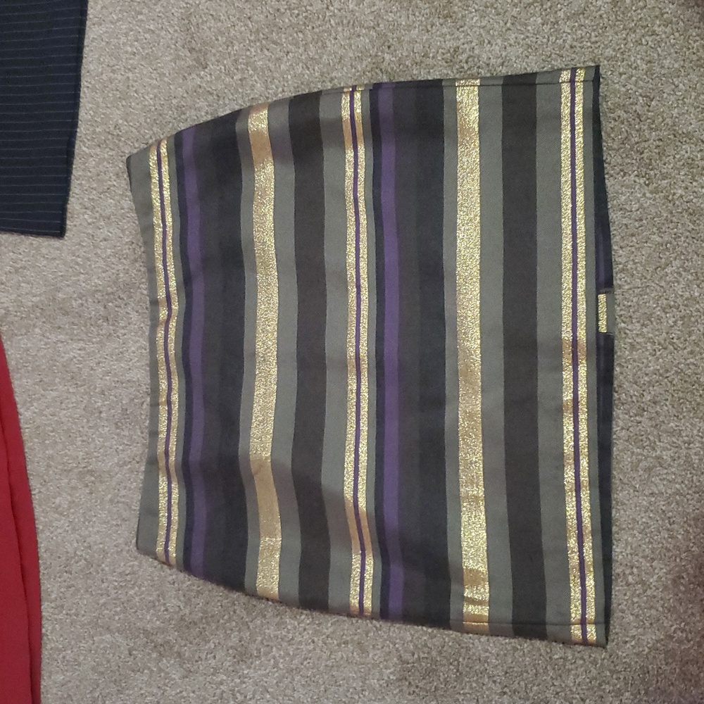 Banana Republic Striped Short Skirt